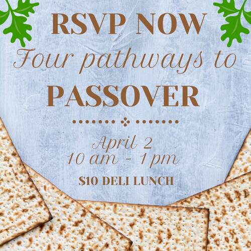 Banner Image for Four Pathways to Passover